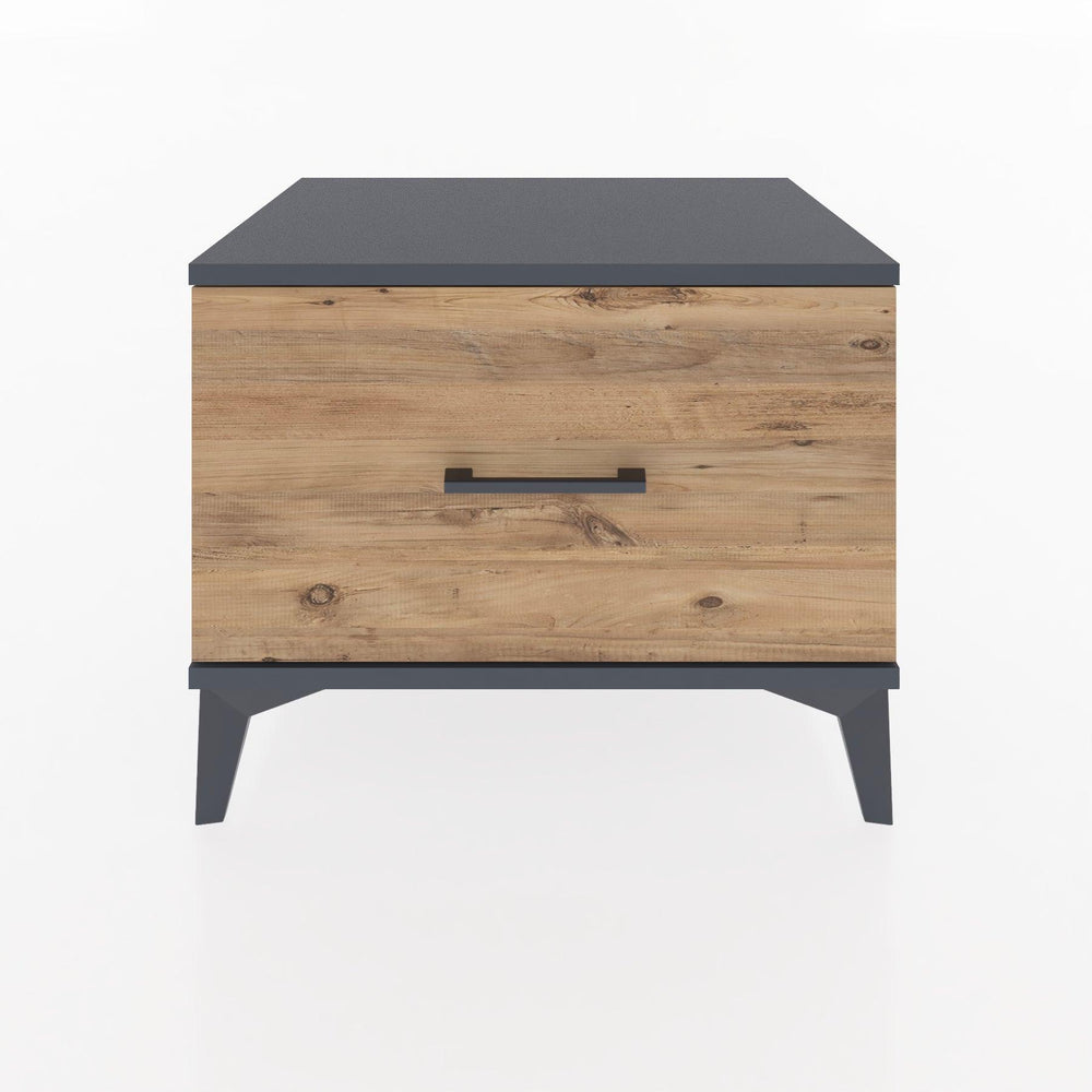 Woodntry Modular Nightstand Anthracite 60x44x68 cm Drawer C1-2