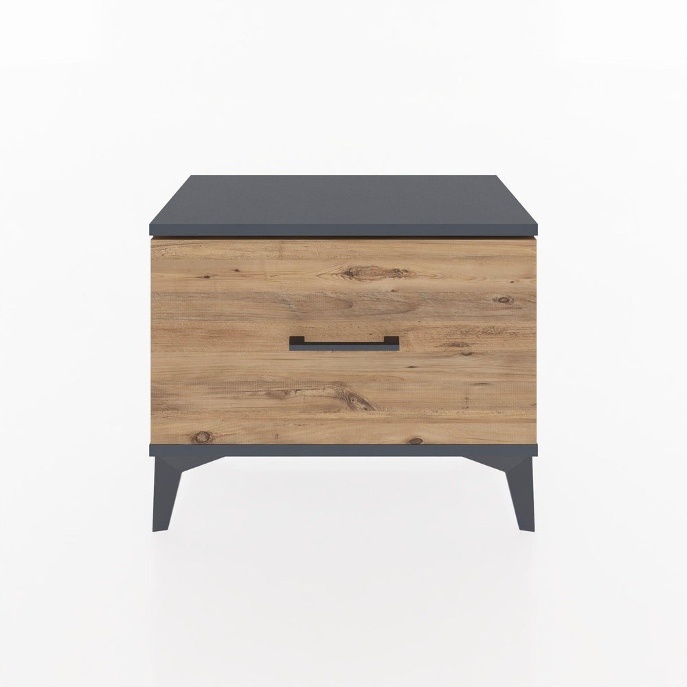 Woodntry Modular Nightstand Anthracite 60x30x36 cm Drawer C1-2