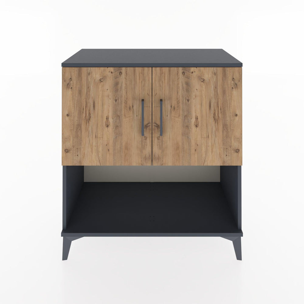 Woodntry Modular Dresser Anthracite 88x44x84 cm with Cover and Shelf KR43-2