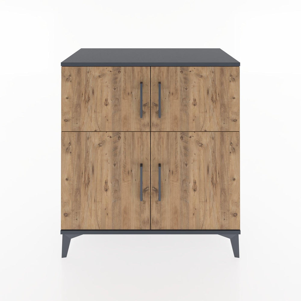 Woodntry Modular Dresser Anthracite 88x44x84 cm with Cover K52-2