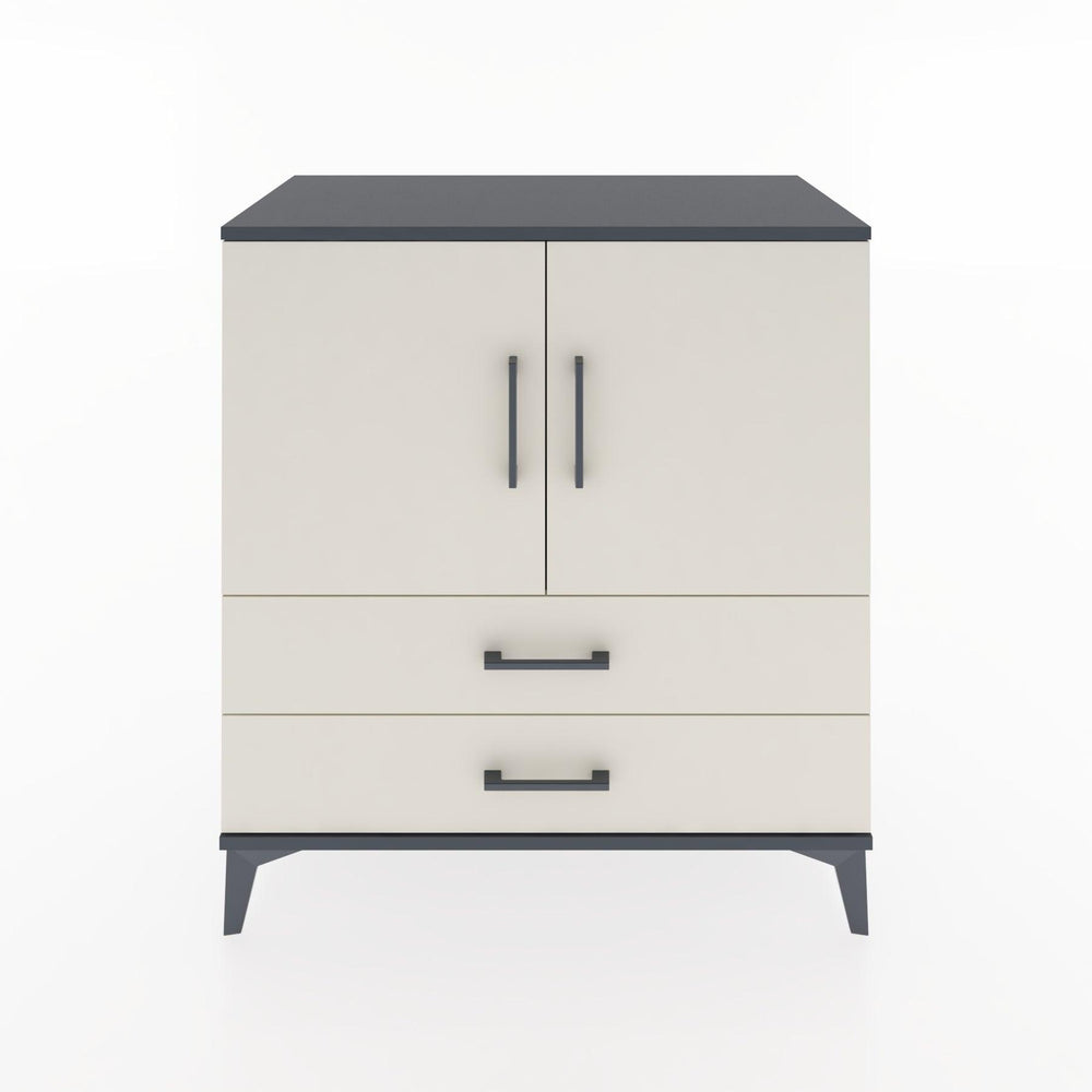 Woodntry Modular Dresser Anthracite 88x44x84 cm with Cover and Drawer KC24-2