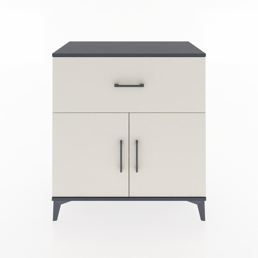 Woodntry Modular Dresser Anthracite 88x44x84 cm with Cover and Drawer KC50-2
