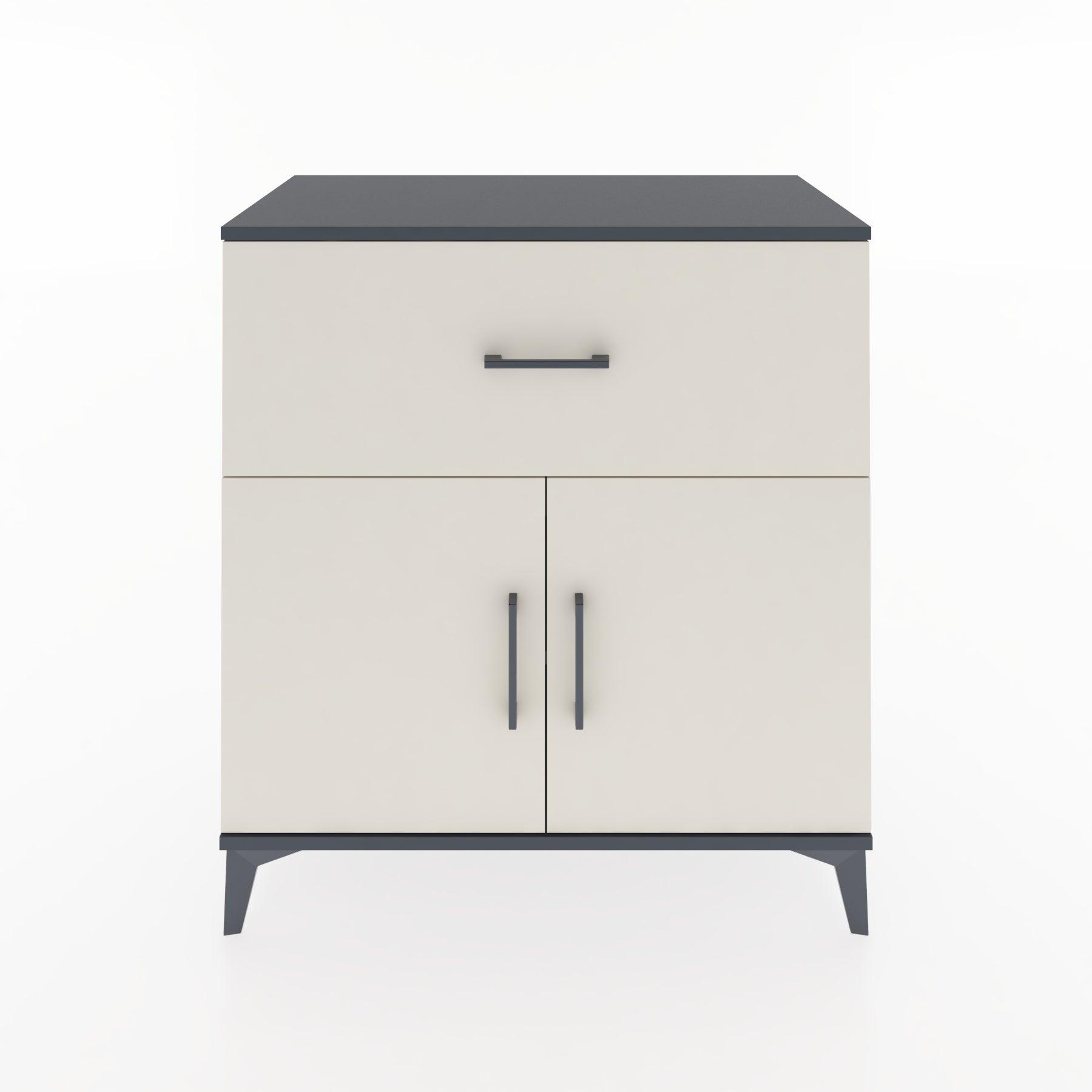 Woodntry Modular Dresser Anthracite 88x44x84 cm with Cover and Drawer KC50-2