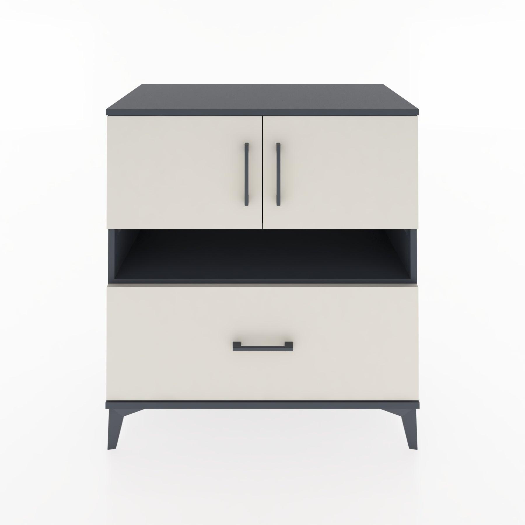 Woodntry Modular Dresser Anthracite 88x44x84 cm Functional F112-2