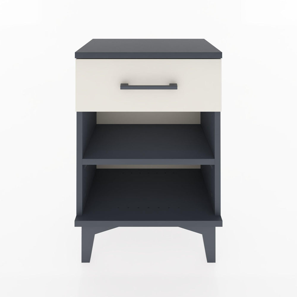 Woodntry Modüler Komodin Tek Çekmeceli 44x30x52 cm Antrasit - Woodntry