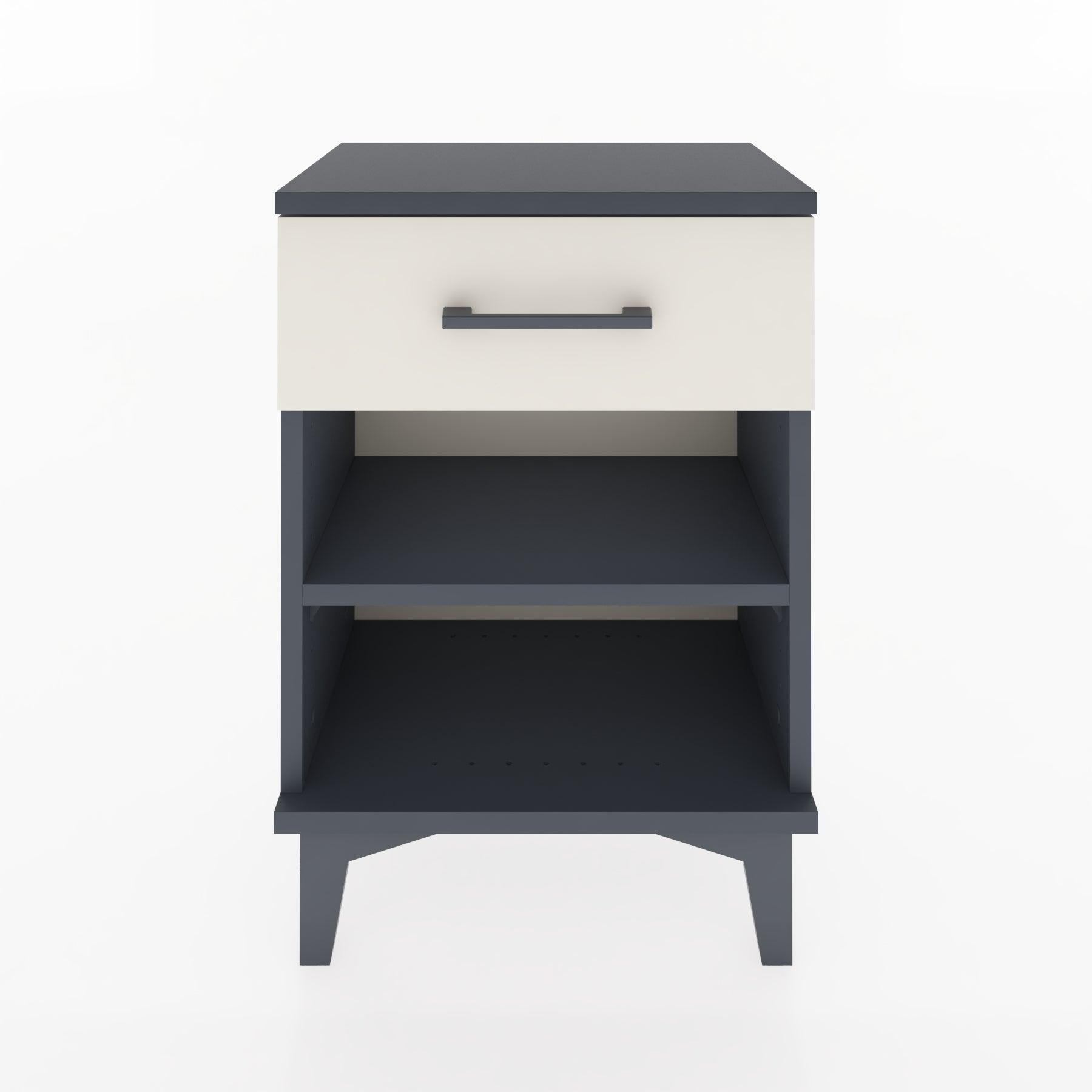 Woodntry Modüler Komodin Tek Çekmeceli 44x30x52 cm Antrasit - Woodntry