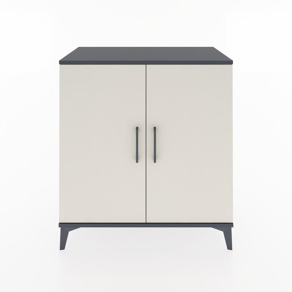 Woodntry Modüler Şifonyer Antrasit 88x44x84 cm Kapaklı K89-2