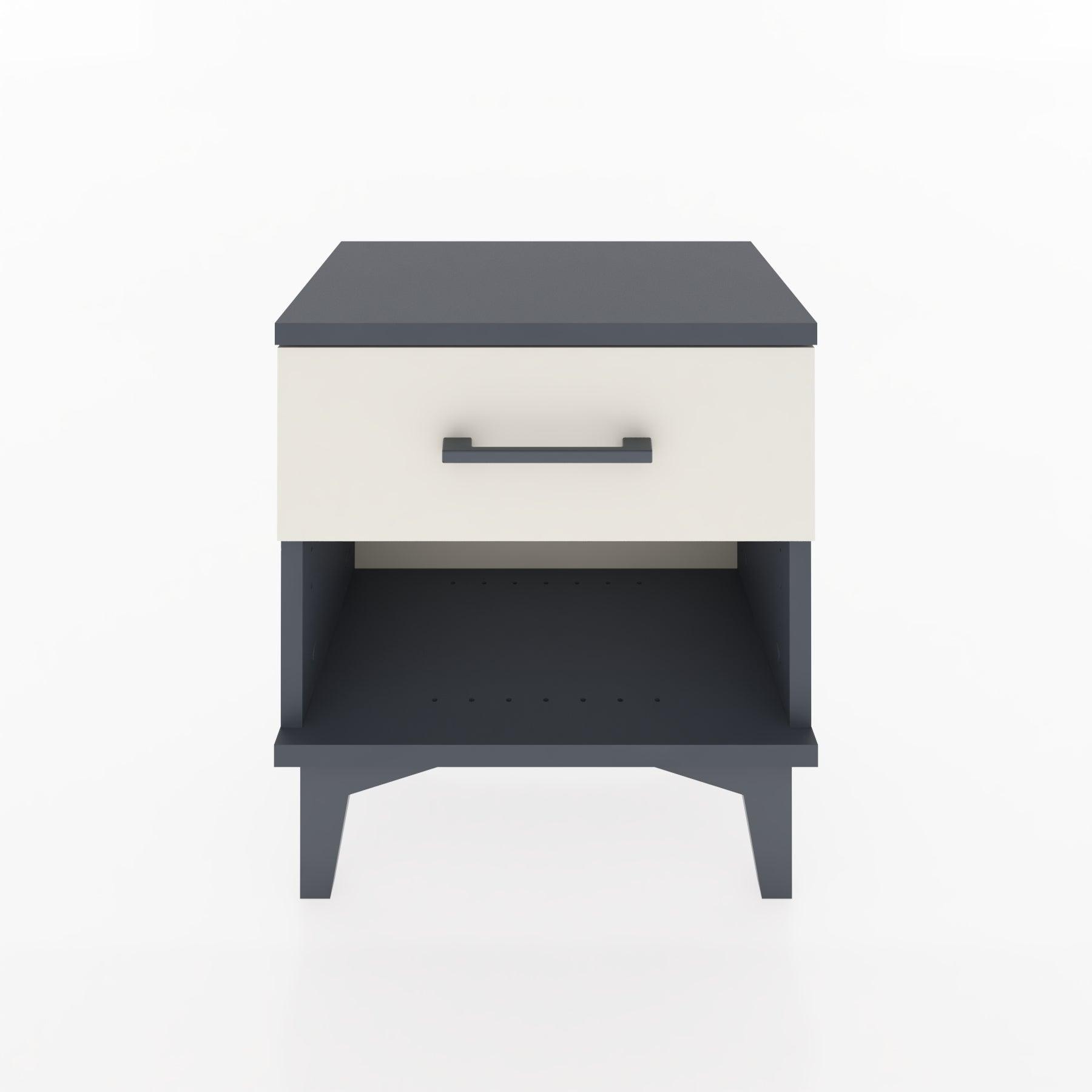 Woodntry Modüler Komodin Çekmece ve Raf 44x30x36 cm Antrasit - Woodntry