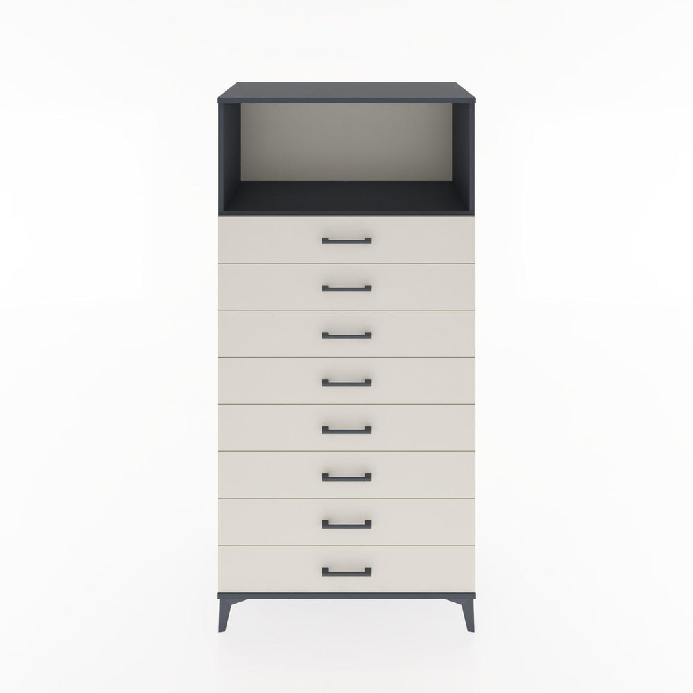 Woodntry Modular Cabinet Anthracite 88x44x170 cm with Drawers and Shelves CR32-2