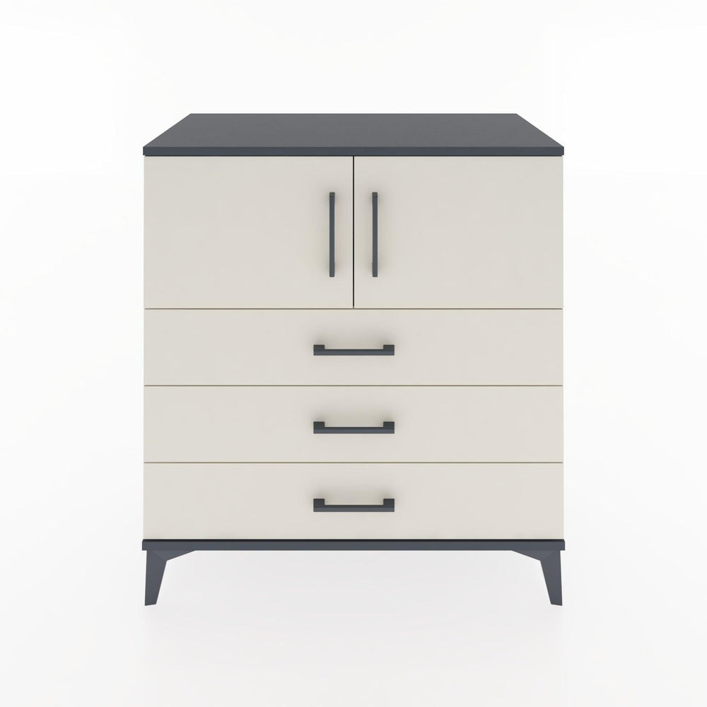 Woodntry Modular Dresser Anthracite 88x44x84 cm with Cover and Drawer KC98-2
