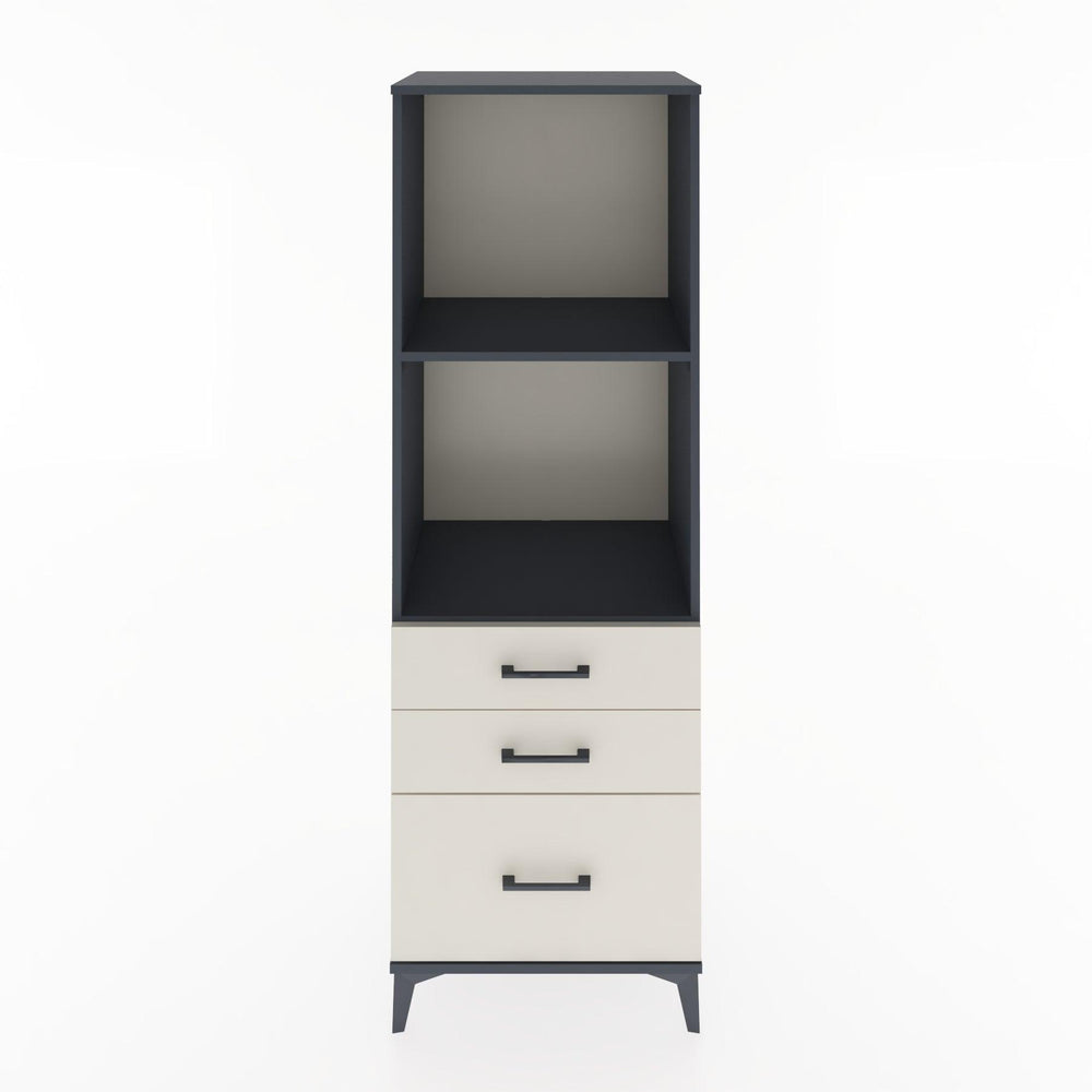 Woodntry Modular Cabinet Anthracite 60x44x170 cm with Drawers and Shelves CR42-2