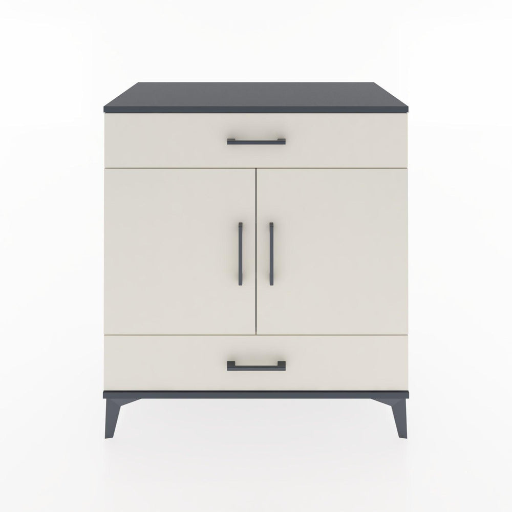 Woodntry Modular Dresser Anthracite 88x44x84 cm with Cover and Drawer KC58-2