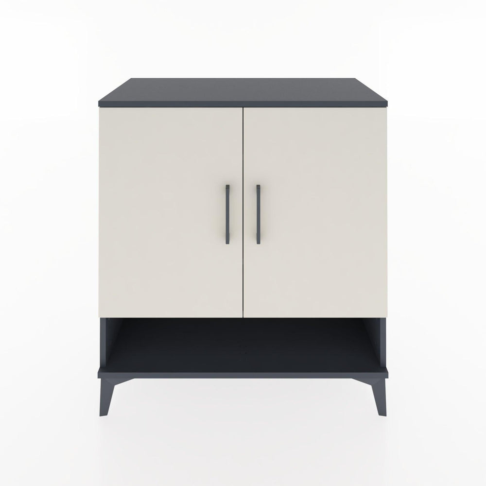 Woodntry Modular Dresser Anthracite 88x44x84 cm with Cover and Shelf KR75-2