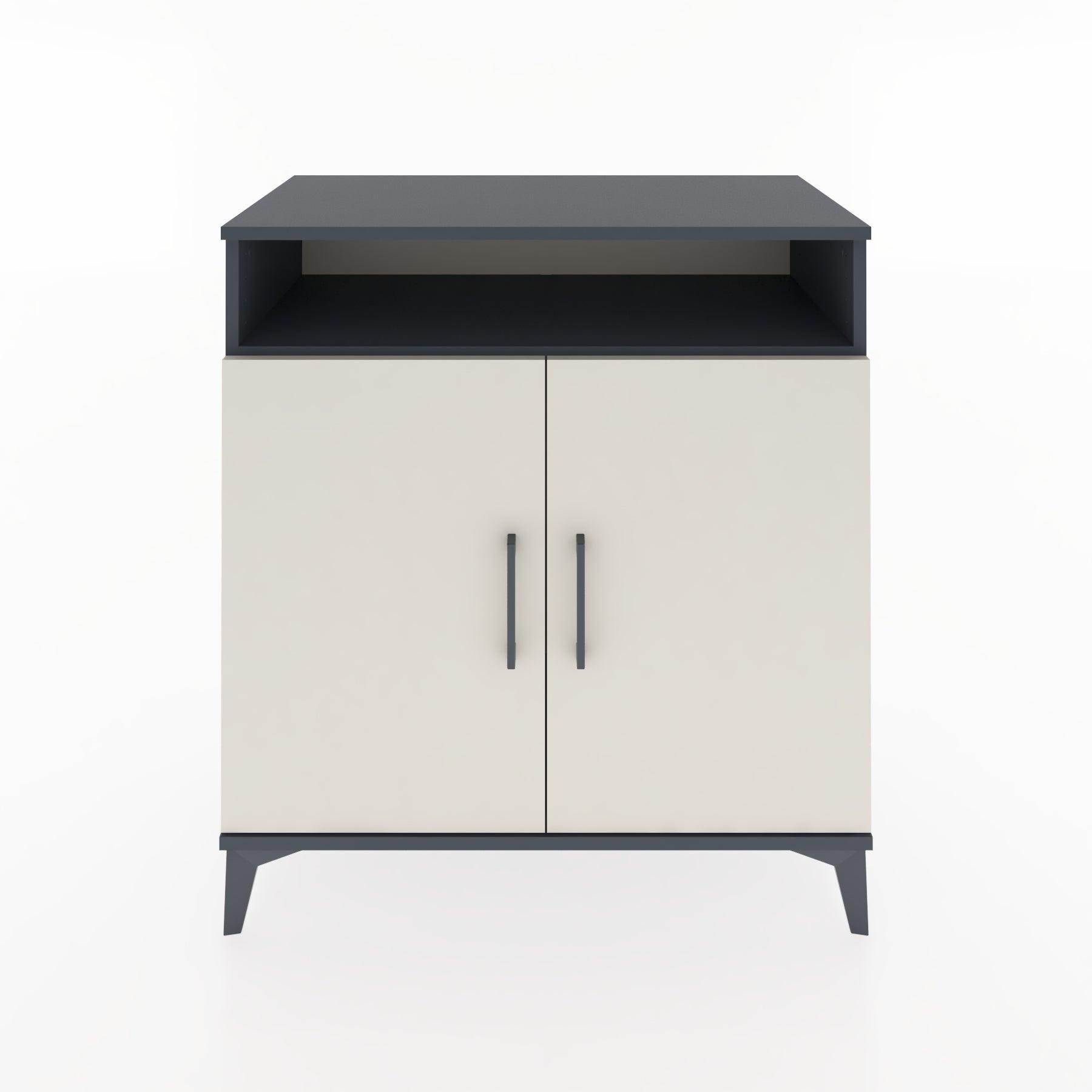 Woodntry Modular Dresser Anthracite 88x44x84 cm with Cover and Shelf KR85-2