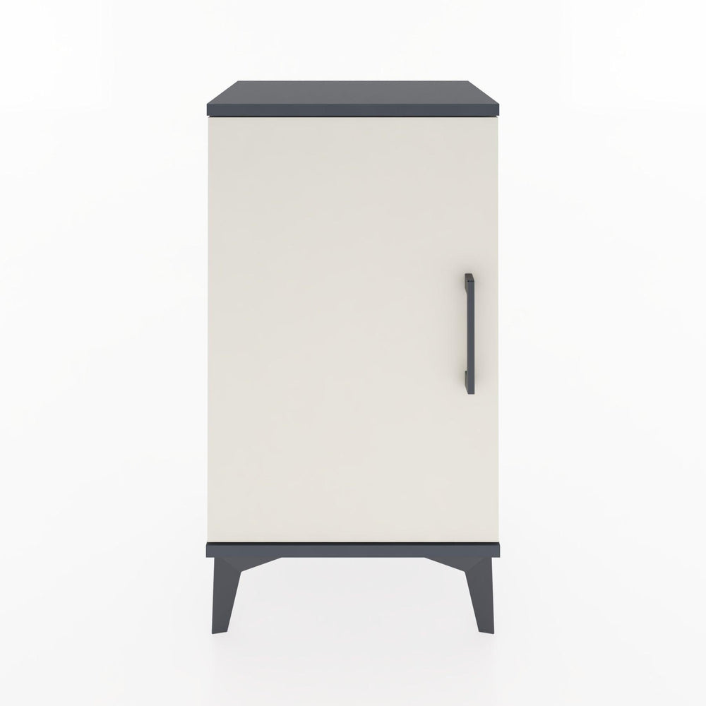 Woodntry Modüler Komodin Tek Kapaklı 44x30x68 cm Antrasit - Woodntry