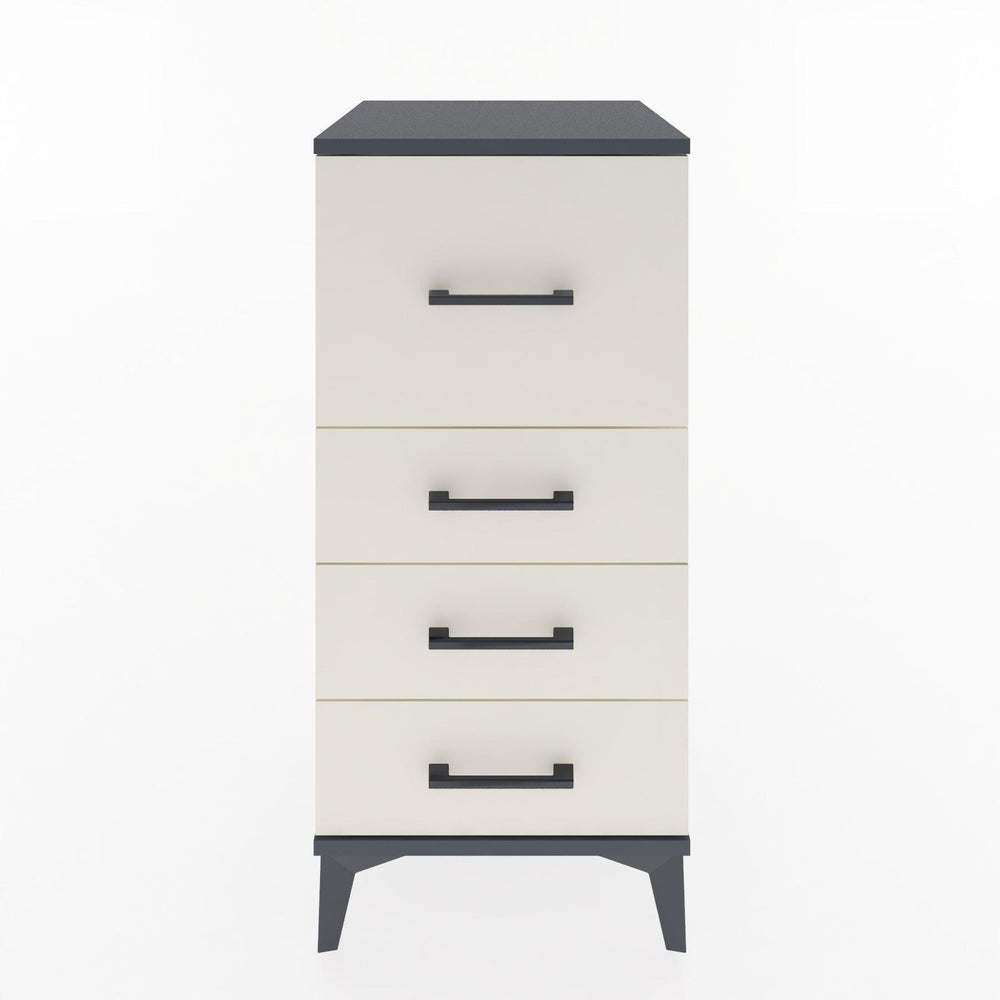 Woodntry Modular Nightstand Anthracite 44x44x84 cm Drawer C1-2