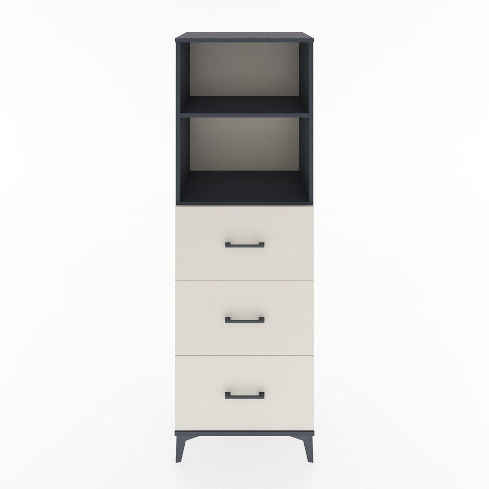 Woodntry Modular Cabinet Anthracite 60x44x170 cm with Drawers and Shelves CR51-2