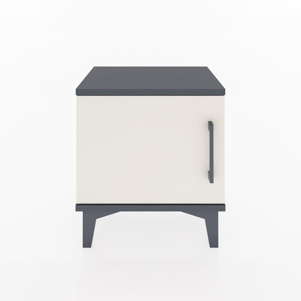 Woodntry Modüler Komodin Tek Kapaklı 44x30x36 cm Antrasit - Woodntry