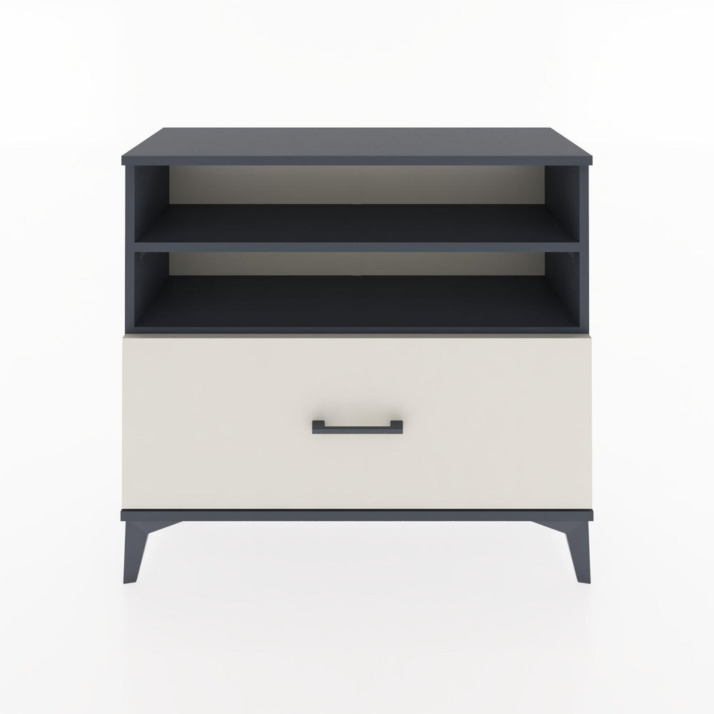 Woodntry Modüler Şifonyer Raf ve Çekmece V1 88x30x68 cm Antrasit - Woodntry