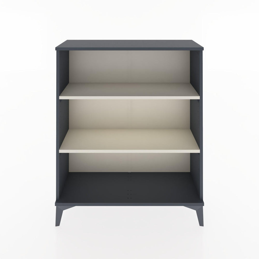 Woodntry Modüler Şifonyer Antrasit 88x30x94 cm Raflı R20-2