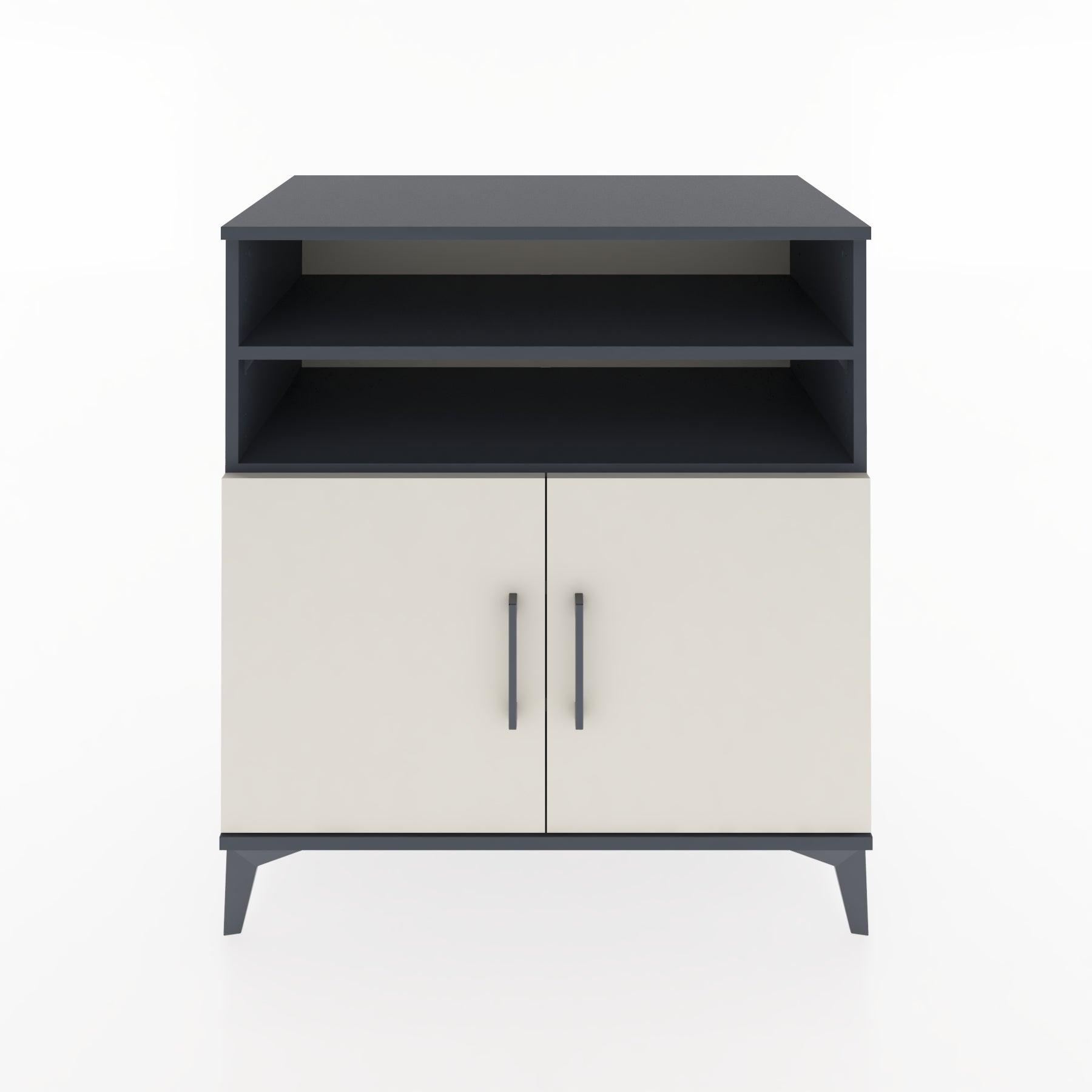Woodntry Modular Dresser Anthracite 88x44x84 cm with Cover and Shelf KR37-2