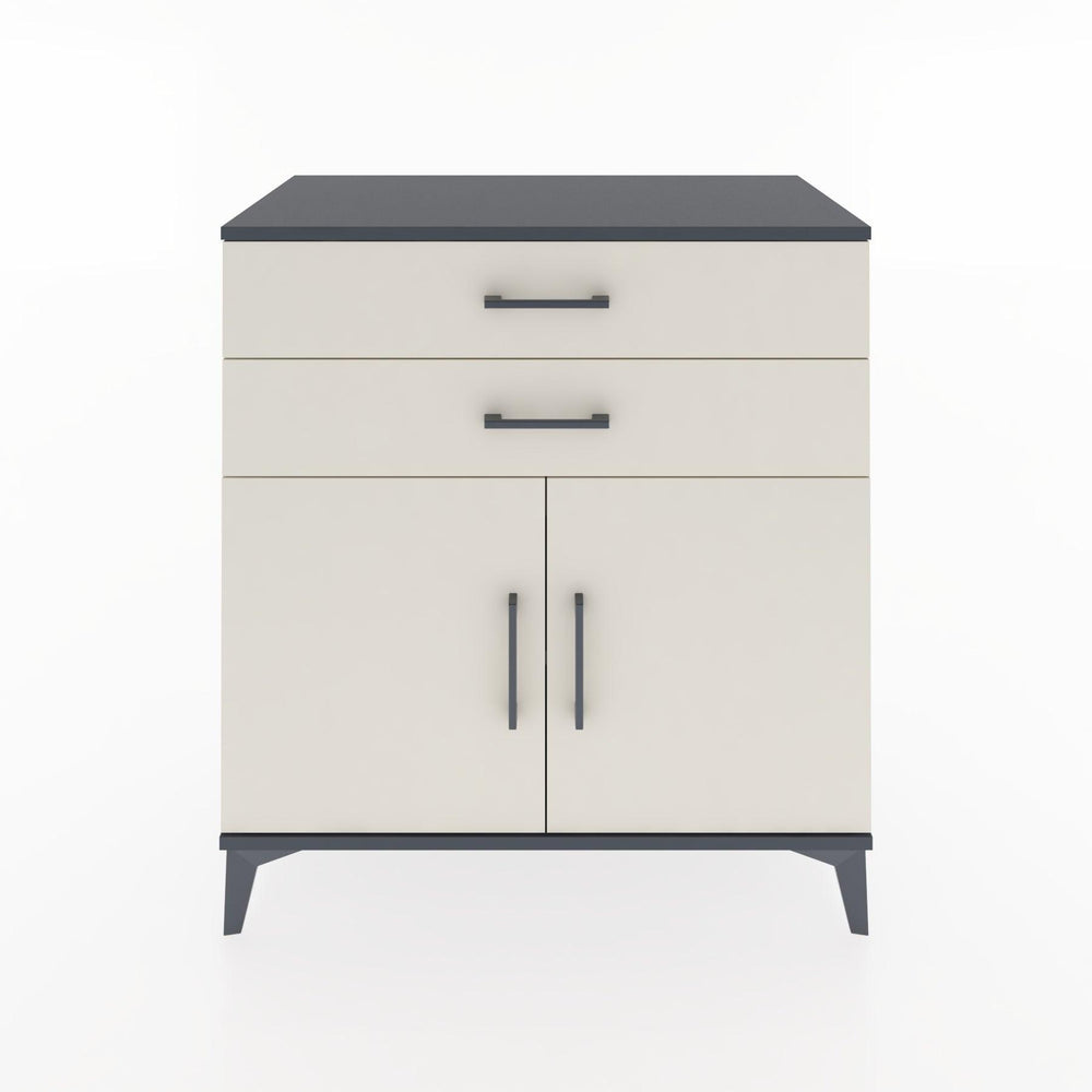 Woodntry Modular Dresser Anthracite 88x44x84 cm with Cover and Drawer KC32-2