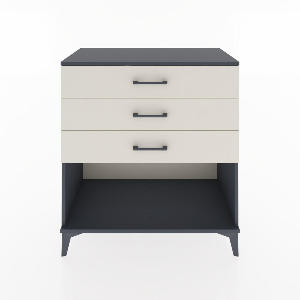 Woodntry Modular Dresser Anthracite 88x44x84 cm with Drawers and Shelves CR11-2