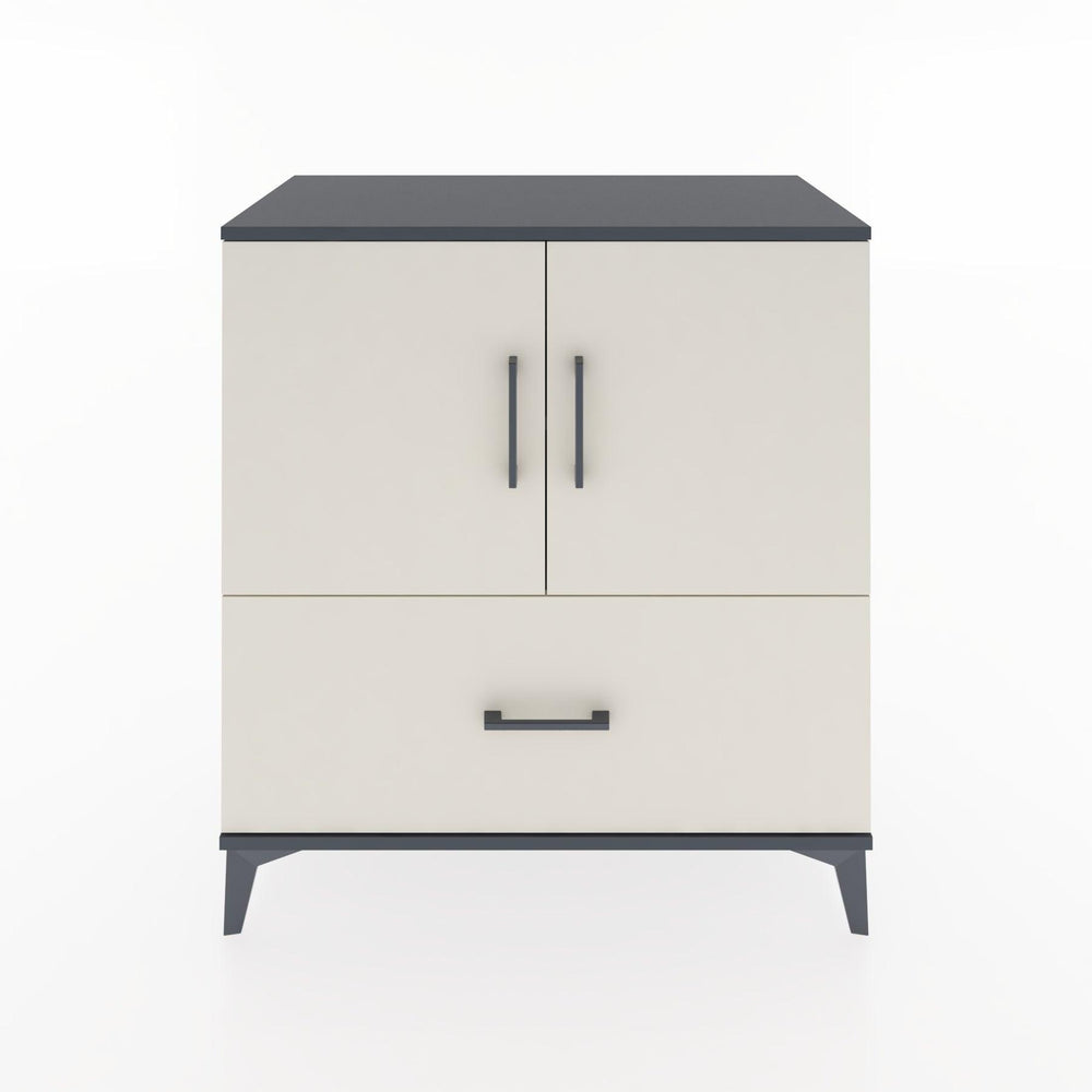 Woodntry Modular Dresser Anthracite 88x44x84 cm with Cover and Drawer KC47-2