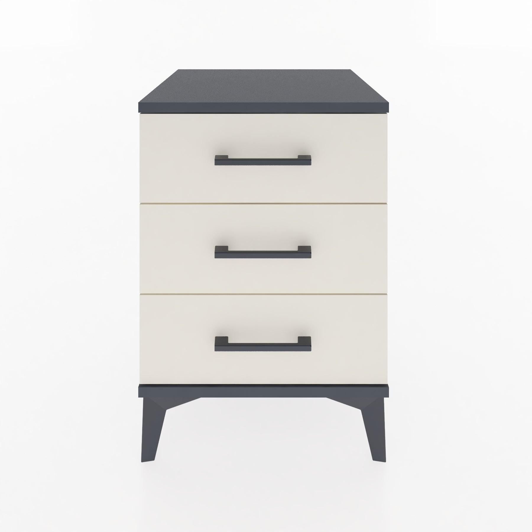 Woodntry Modular Nightstand Anthracite 44x44x52 cm Drawer C1-2