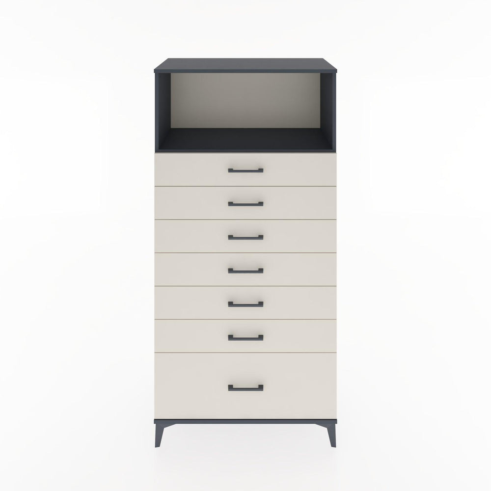 Woodntry Modular Cabinet Anthracite 88x44x170 cm with Drawers and Shelves CR38-2