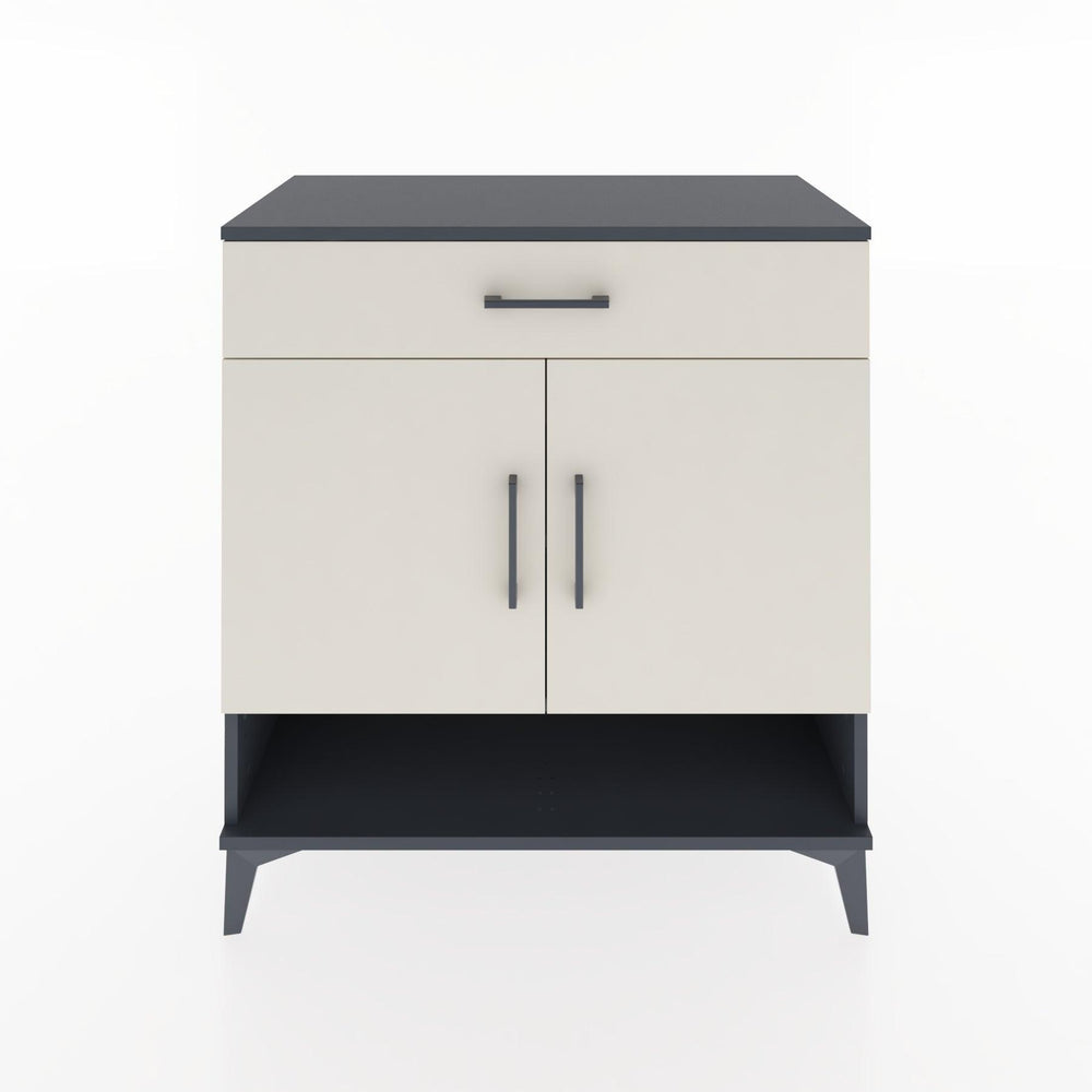 Woodntry Modüler Şifonyer Antrasit 88x44x84 cm Fonksiyonel F65-2