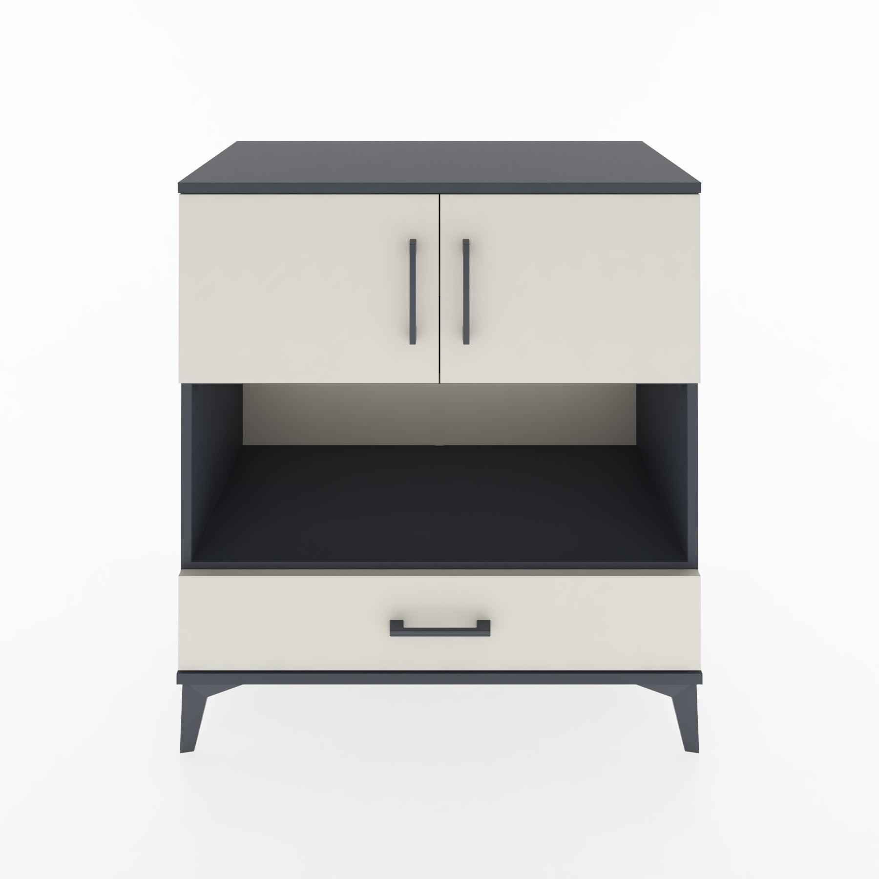 Woodntry Modular Dresser Anthracite 88x44x84 cm Functional F96-2