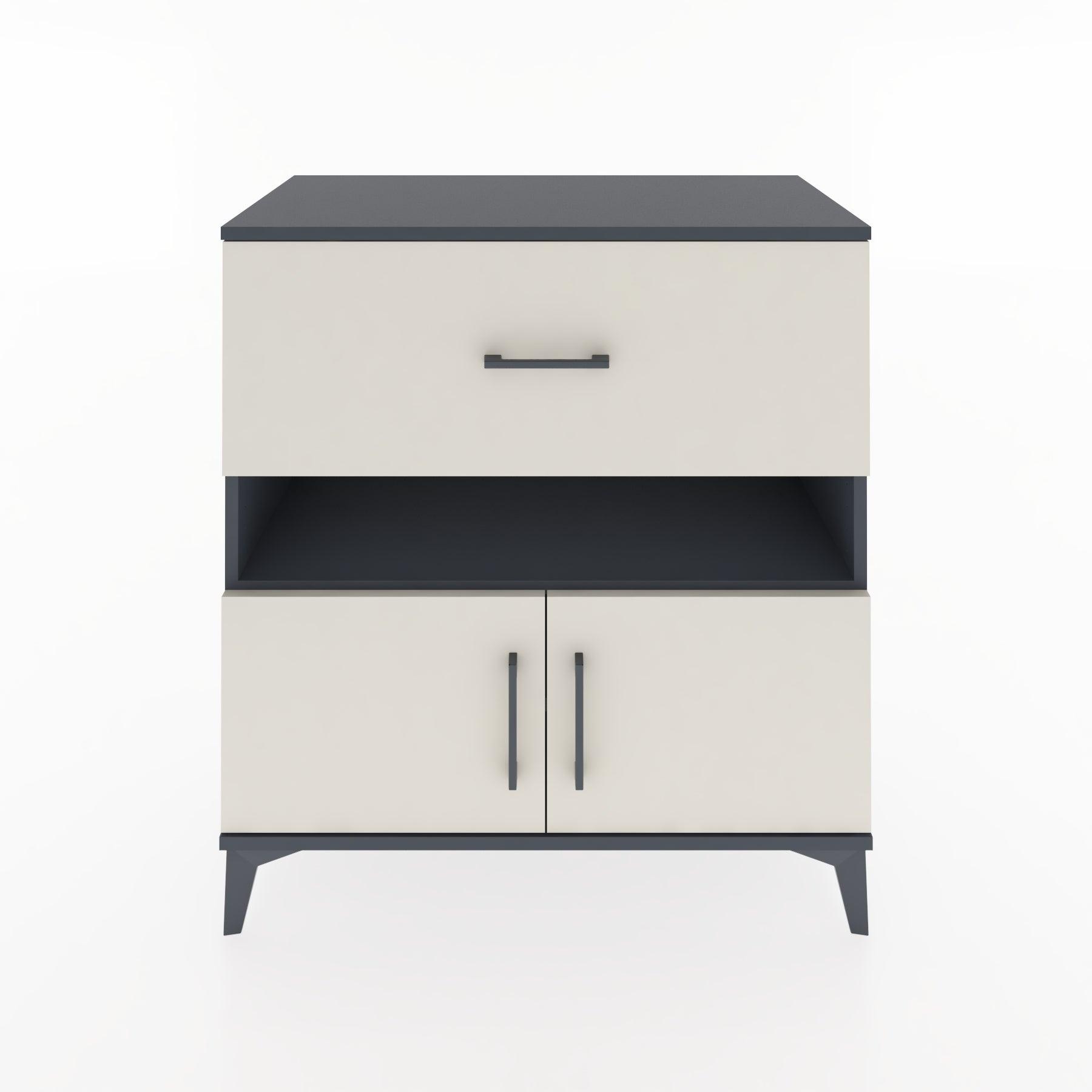 Woodntry Modular Dresser Anthracite 88x44x84 cm Functional F107-2