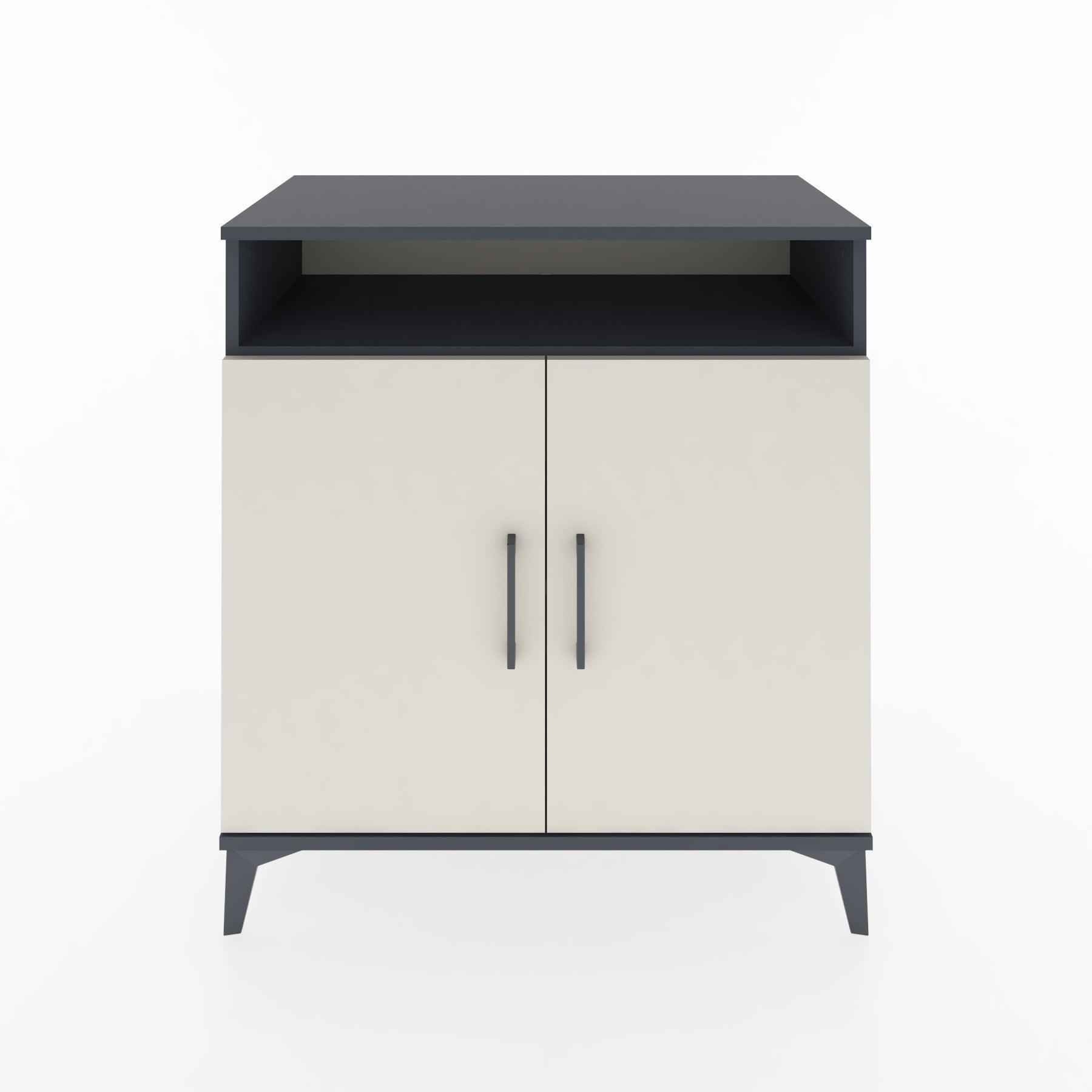 Woodntry Modular Dresser Anthracite 88x44x84 cm with Cover and Shelf KR84-2
