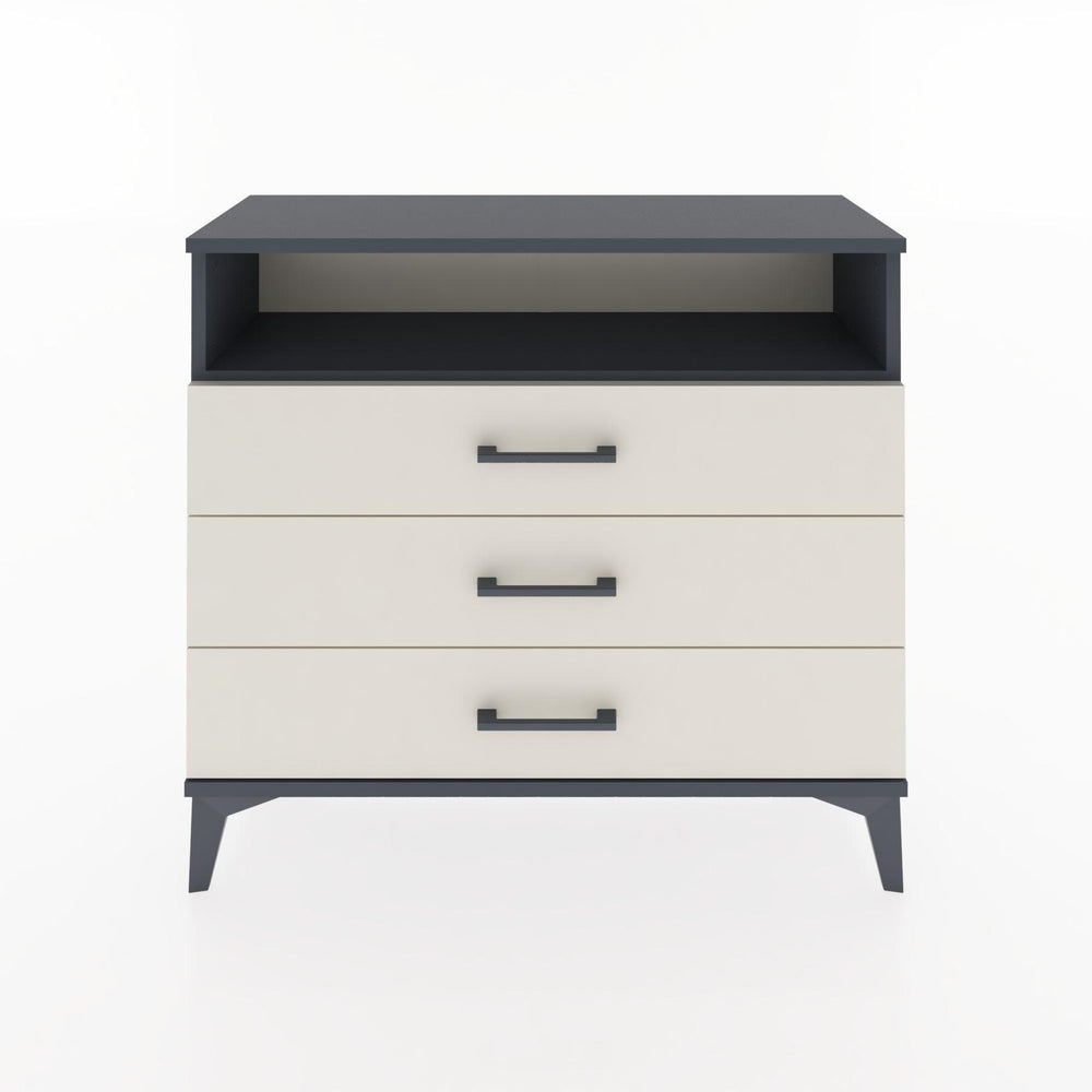 Woodntry Modüler Şifonyer Üç Çekmeceli V2 88x30x68 cm Antrasit - Woodntry