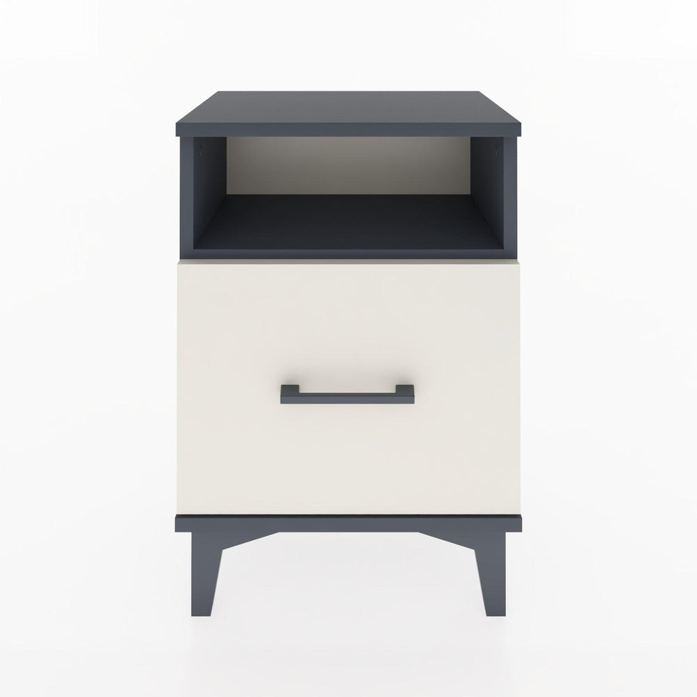 Woodntry Modüler Komodin Raf ve Çekmece 44x30x52 cm Antrasit - Woodntry