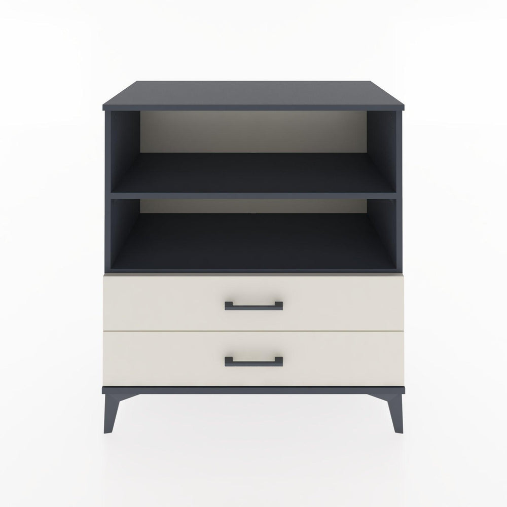 Woodntry Modular Dresser Anthracite 88x44x84 cm with Drawers and Shelves CR16-2