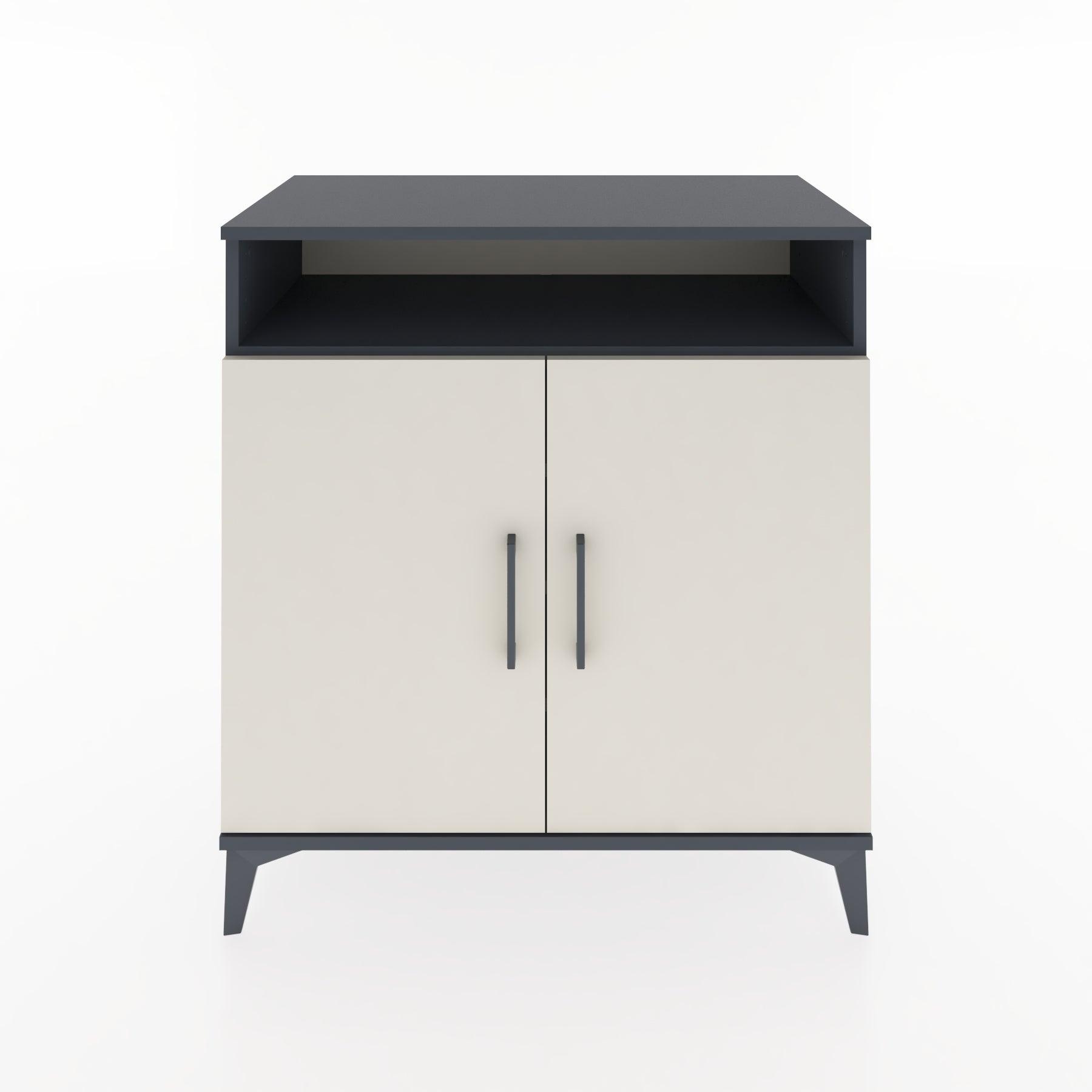 Woodntry Modular Dresser Anthracite 88x44x84 cm with Cover and Shelf KR82-2
