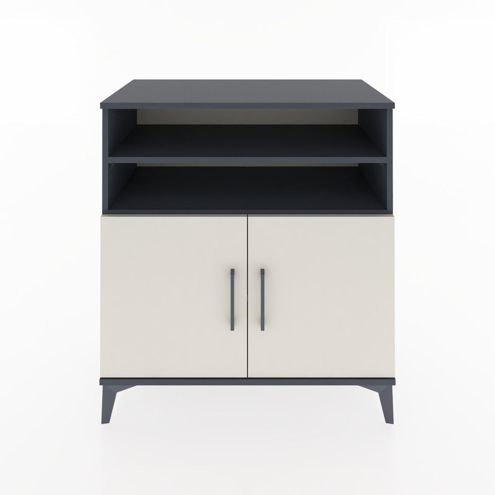 Woodntry Modular Dresser Anthracite 88x44x84 cm with Cover and Shelf KR38-2