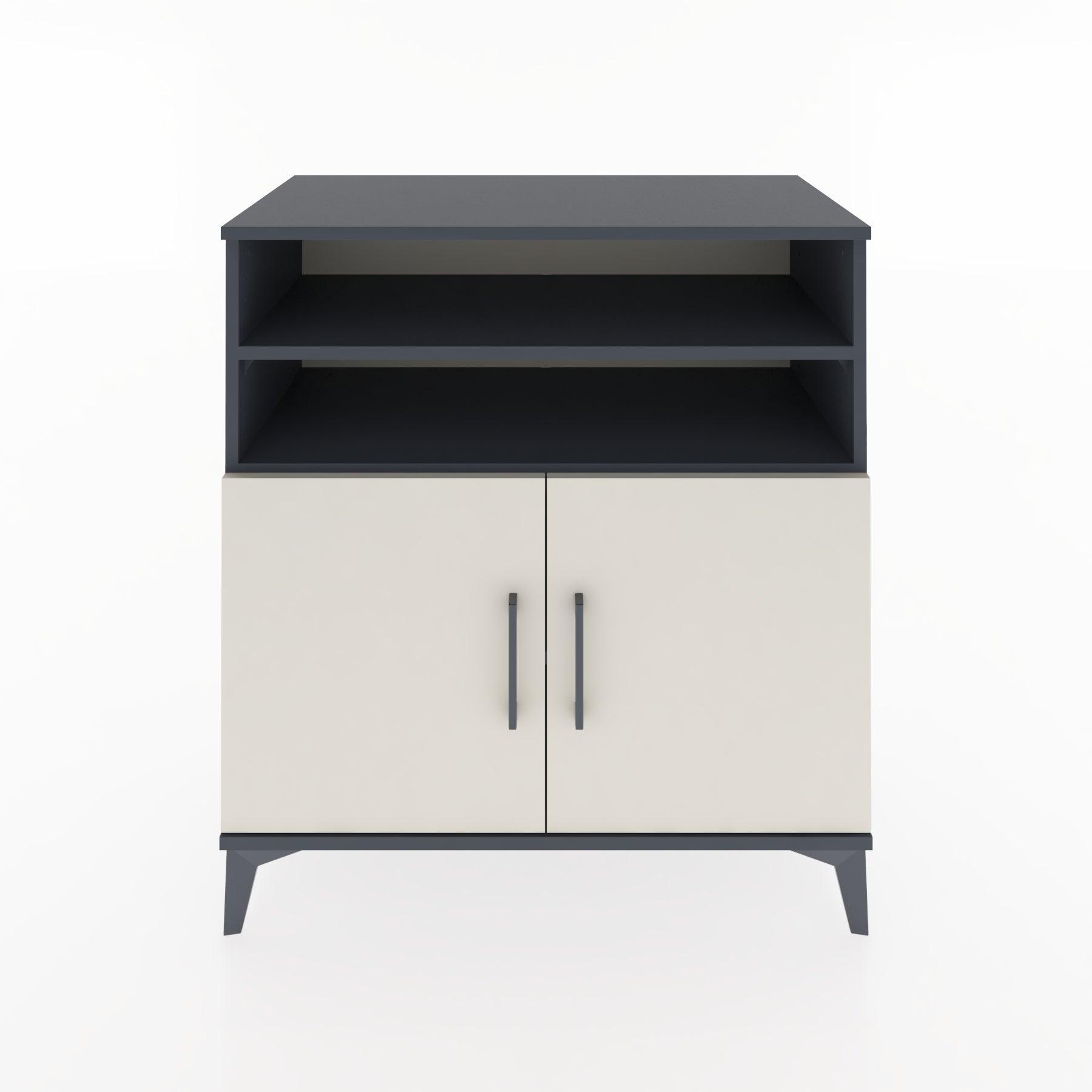 Woodntry Modular Dresser Anthracite 88x44x84 cm with Cover and Shelf KR38-2