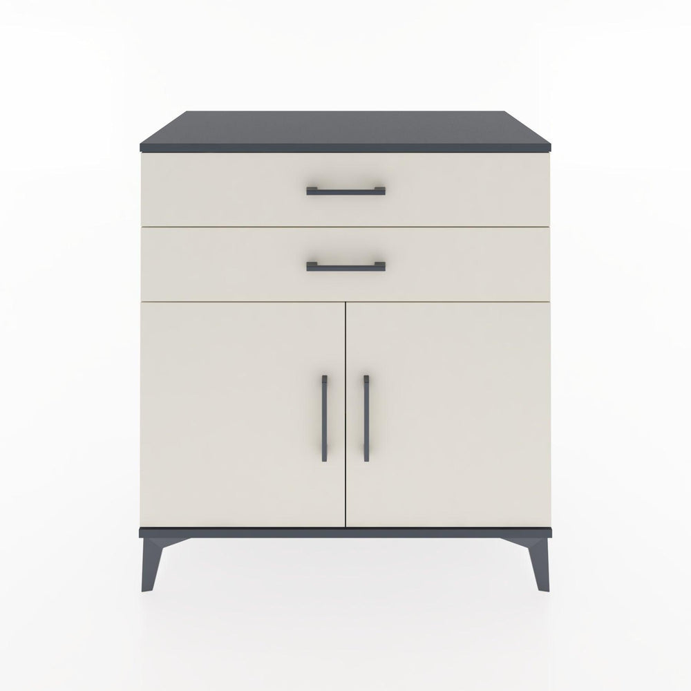 Woodntry Modular Dresser Anthracite 88x44x84 cm with Cover and Drawer KC33-2