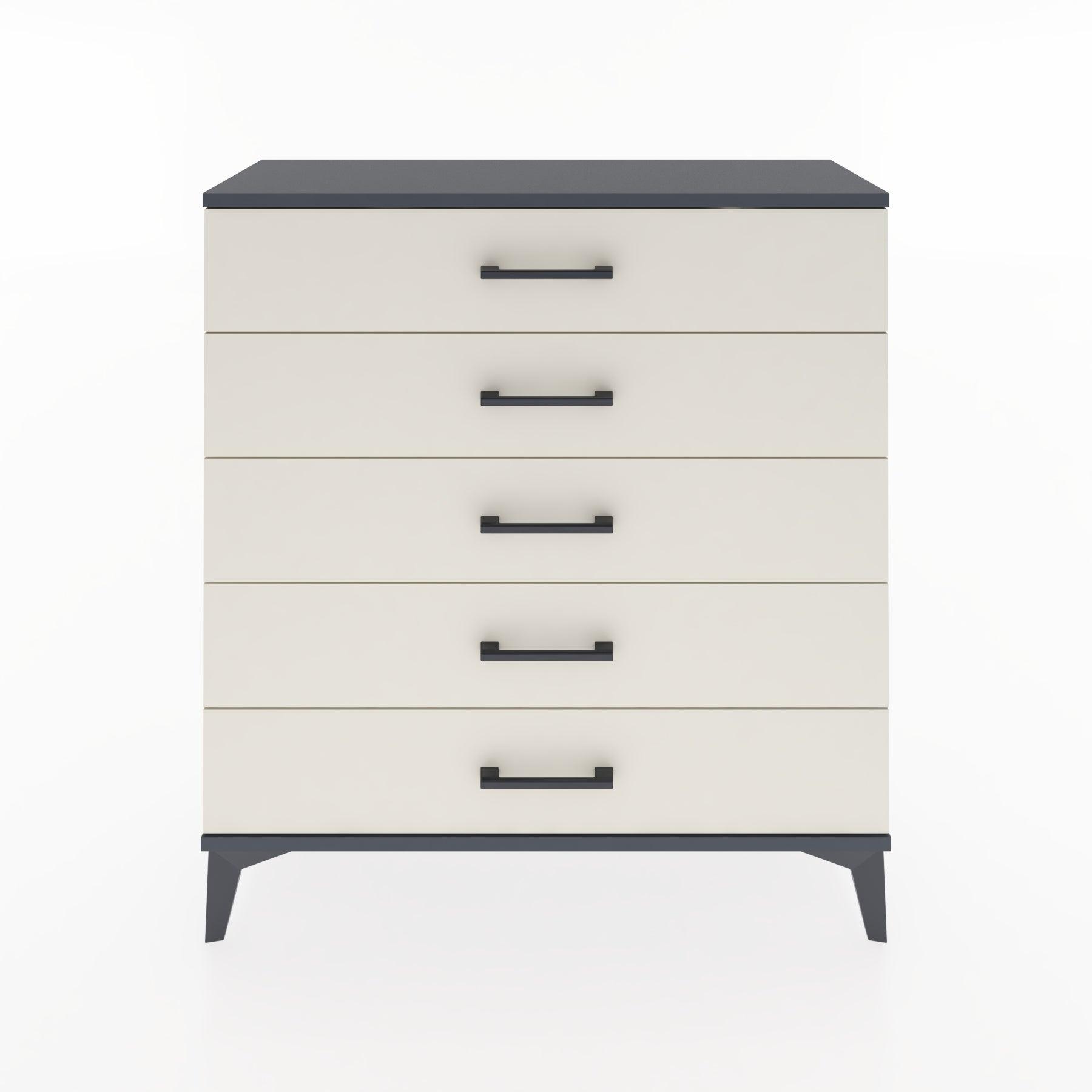 Woodntry Modular Dresser Anthracite 88x30x84 cm Drawer C1-2