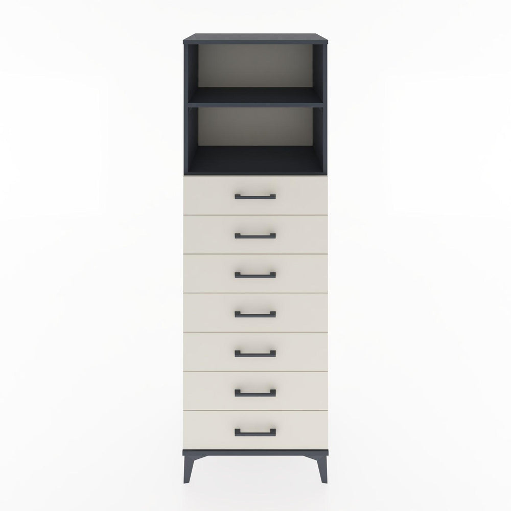 Woodntry Modular Cabinet Anthracite 60x44x170 cm with Drawers and Shelves CR33-2