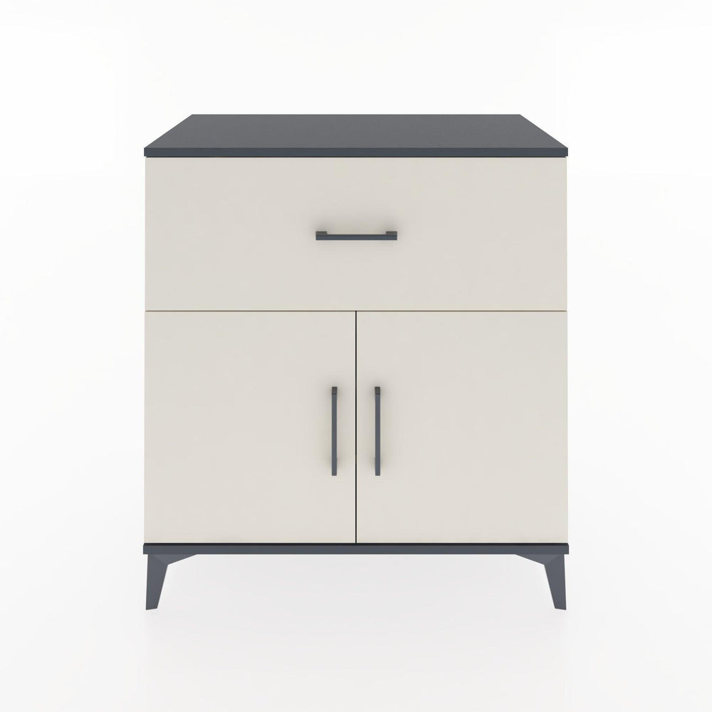 Woodntry Modular Dresser Anthracite 88x44x84 cm with Cover and Drawer KC49-2