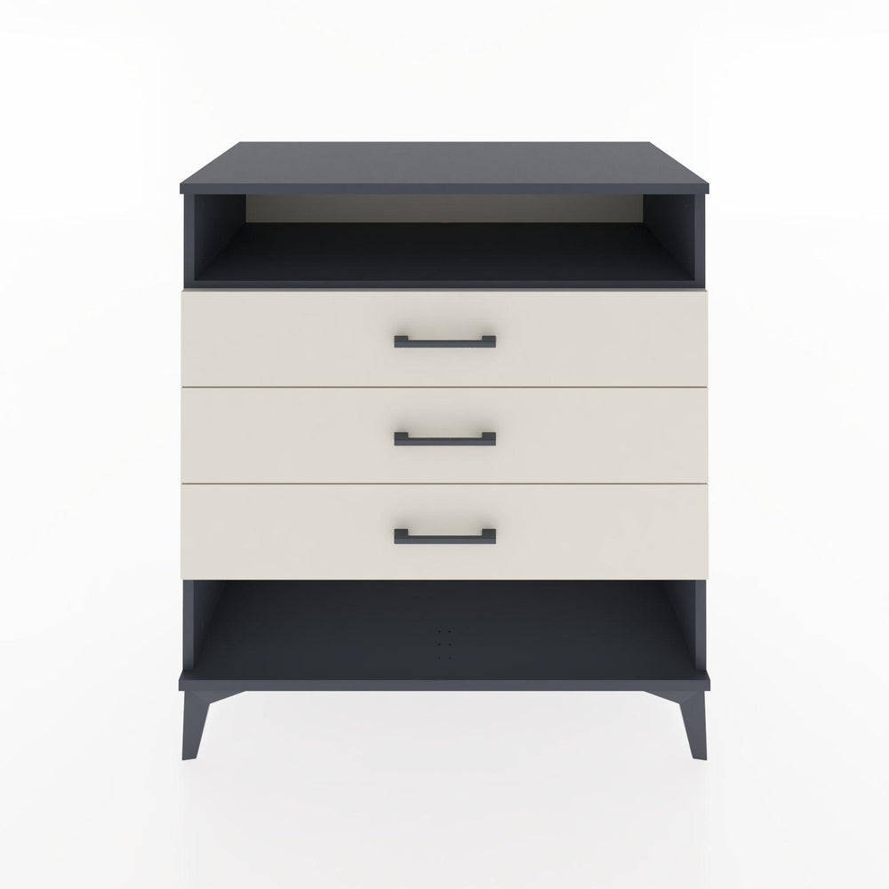 Woodntry Modular Dresser Anthracite 88x44x84 cm with Drawers and Shelves CR20-2