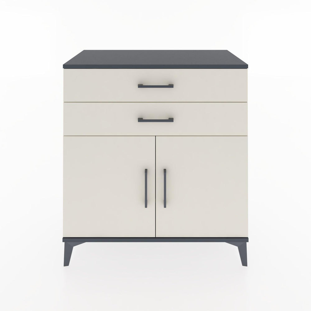 Woodntry Modular Dresser Anthracite 88x44x84 cm with Cover and Drawer KC31-2