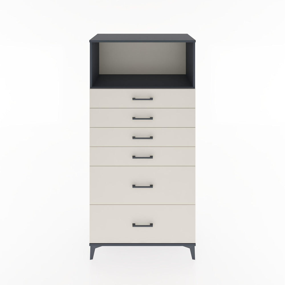 Woodntry Modular Cabinet Anthracite 88x44x170 cm with Drawers and Shelves CR45-2