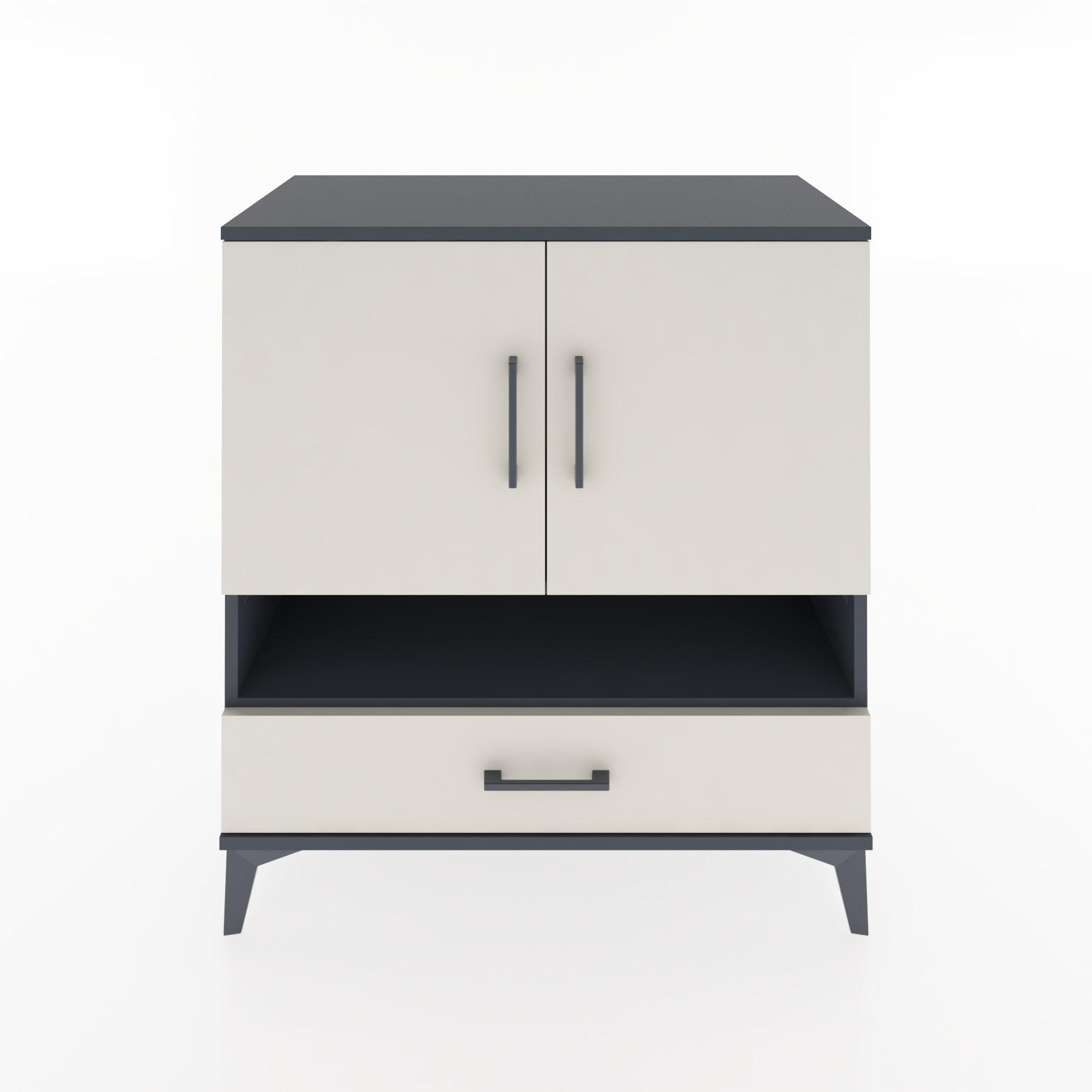 Woodntry Modular Dresser Anthracite 88x44x84 cm Functional F30-2