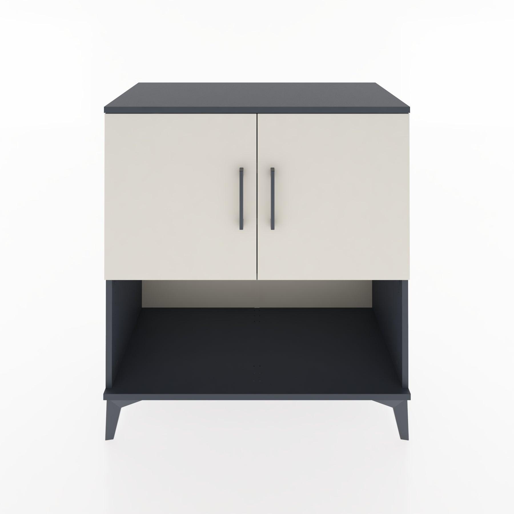Woodntry Modular Dresser Anthracite 88x44x84 cm with Cover and Shelf KR43-2