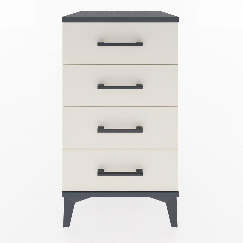 Woodntry Modular Nightstand Anthracite 44x44x68 cm Drawer C1-2